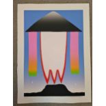 Sadamasa Motonaga, Japanese figure, screenprint, signed and numbered 60/100; Otto Herbert Hajek,