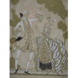 Georges Le Pape, Three ballet scenes, (2 signed and dated), 27 x 22.5cm, 32 x 23cm, 32 x 23cm; and