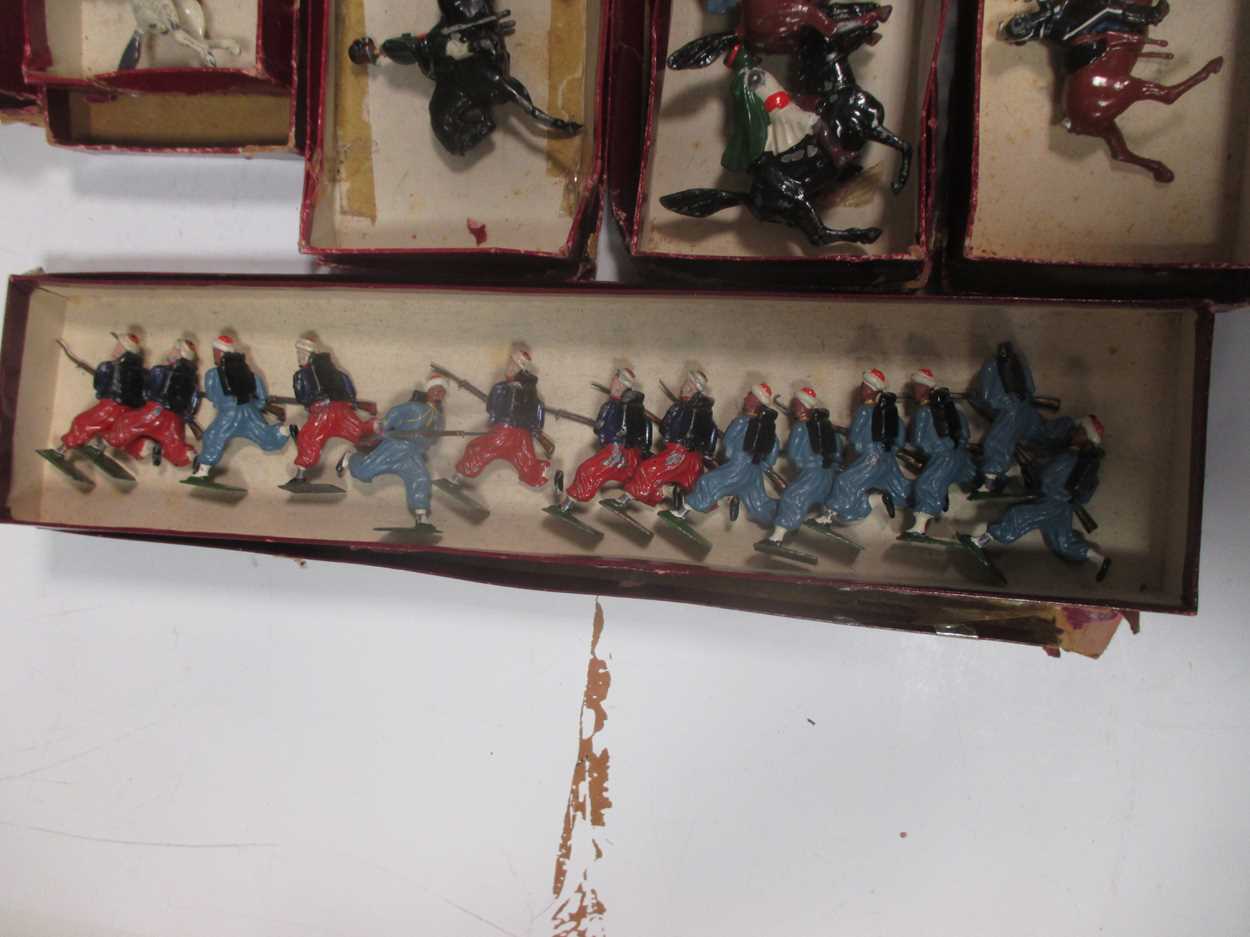 Britains Turcos 191, with various figures, boxed; German Infantry 432 box with 16 figures; - Image 3 of 5