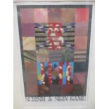 Tom Phillips RA (British b.1937), Schism & Skin Game, signed and numbered '73/75', serigraph, 59.5 x