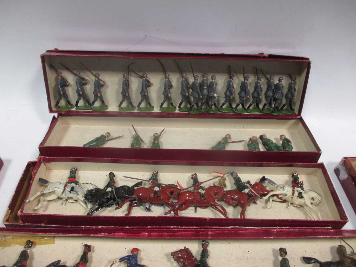 Britains Turcos 191, with various figures, boxed; German Infantry 432 box with 16 figures; - Image 5 of 5