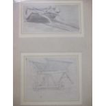 George Shepherd 1770-1842, "In Wimbledon Surrey", pencil, signed with initals 'G S', dated July