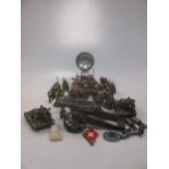 Britains 1876 Bren Gun Carrier with Crew, boxed, and another lacking crew and box lid; also a