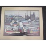 After L S Lowry, colour print reproductions, published by Athena Productions, approximately 68 x