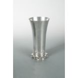 An Arts & Crafts silver trumpet vase, by Omar Ramsden, London 1929,