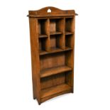 An Arts and Crafts oak bookcase,