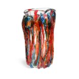A large Murano glass vase,