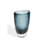 Geoffrey Baxter for Whitefriars, an indigo glass vase,
