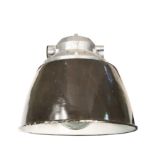 A 20th century industrial pendant ceiling light,
