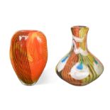 Two large Murano glass vases,