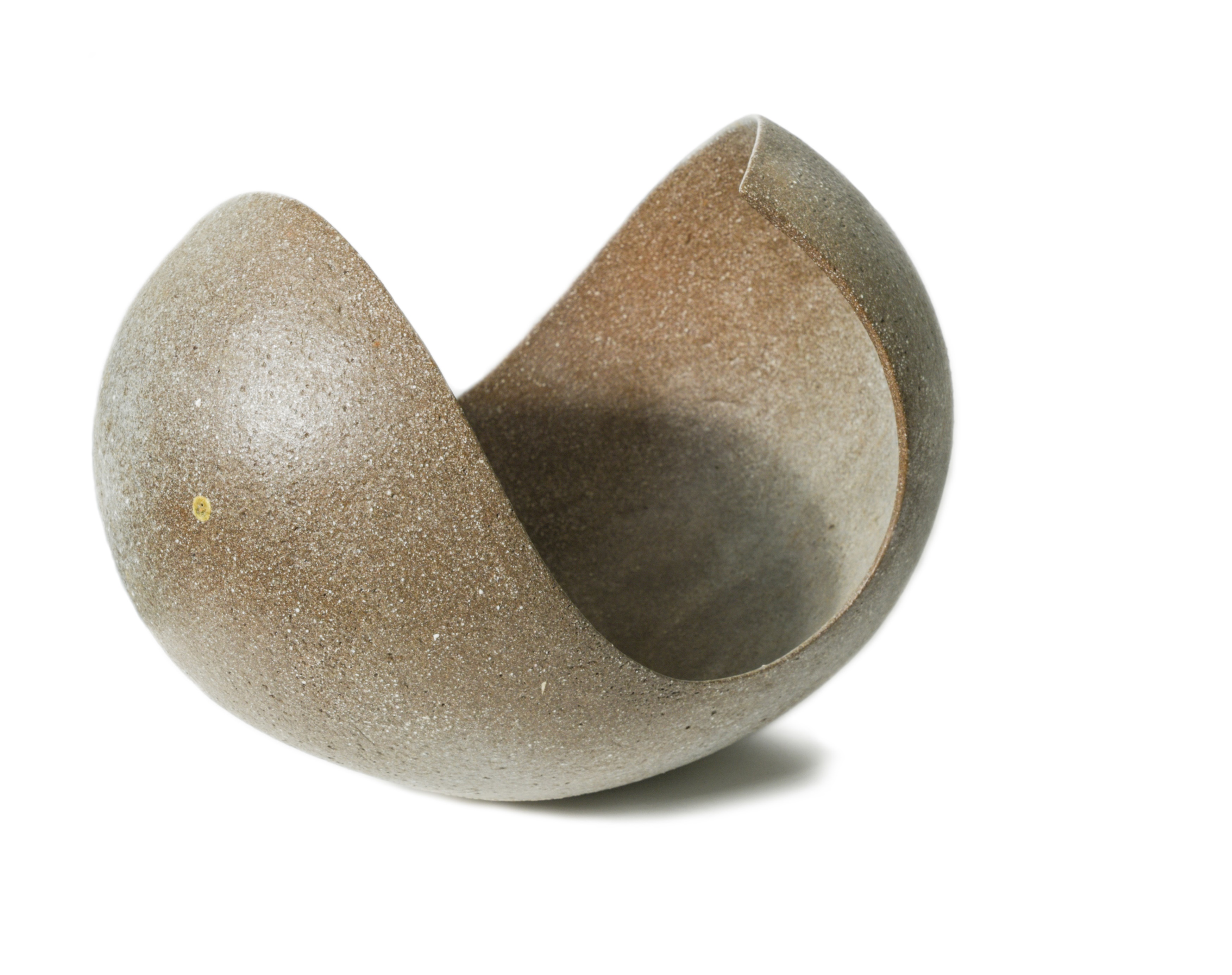 § Peter Fluck (British, born 1941), abstract stoneware bowl, 2005,