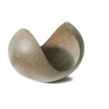 § Peter Fluck (British, born 1941), abstract stoneware bowl, 2005,