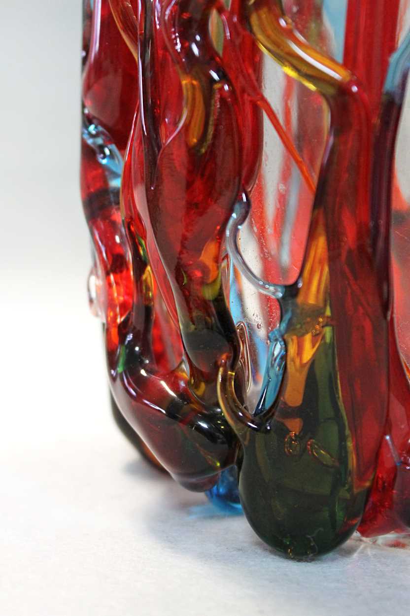A large Murano glass vase, - Image 2 of 8