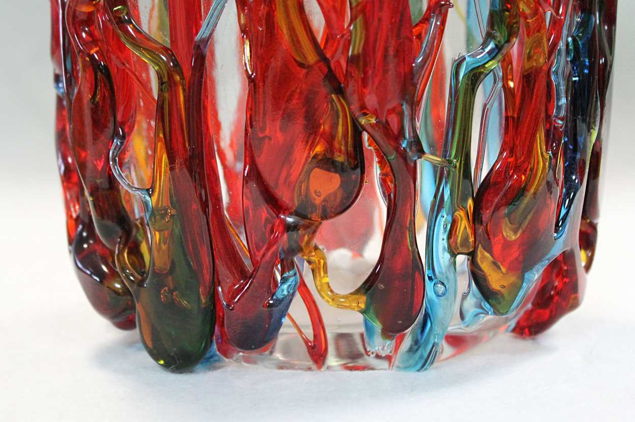 A large Murano glass vase, - Image 7 of 8