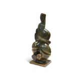 § Rudolf Belling, (German, 1886-1972), Cubist Composition, bronze,