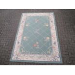 Two Portuguese handmade tapestry rugs, 188 x 278 and 121 x 195cm