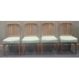 A set of four Gordon Russell teak dining chairs (4)