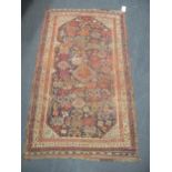 An early 20th century Quashqai rug 217 x 124cm together with a Bokhara 152 x 99cm (2)