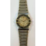 Omega – A lady’s two-tone ‘Constellation Manhattan’ wristwatch,