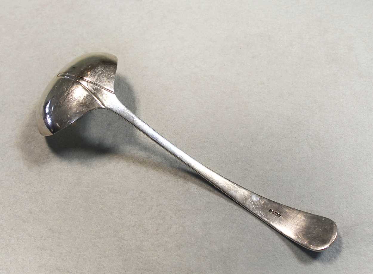 A 20th century silver soup ladle, - Image 2 of 4