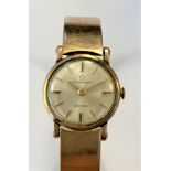 Eterna - A lady's 9ct gold 'Eternamatic' wristwatch,