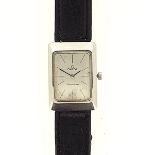 Omega - A gentleman's steel wristwatch,