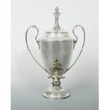 An early 20th century silver plated tea urn,