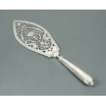 A George III 18th century silver fish serving blade,
