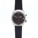 Omega - A gentleman's steel 'Chronostop' flyback chronograph wristwatch,