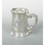 A George V silver tankard,