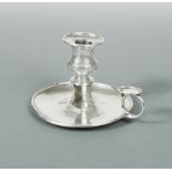 Dublin - A George III silver chamberstick,