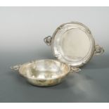 A pair of continental metalwares silver open vegetable dishes,