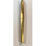 Parker - A rolled gold fountain pen engraved 'Concorde Aircraft 216' and another,