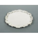 An Edward VII silver salver,