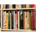 A large collection of books on Wine,
