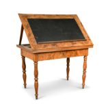 A walnut veneered architect’s table, mid-19th century,