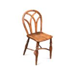 A yew wood back Windsor chair, Thames Valley, 19th century,