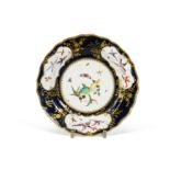 A Chelsea shaped circular plate, c. 1760,