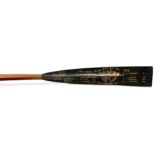 A Cambridge College commemorative oar by E. Ayling & Sons,