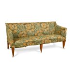 A mahogany framed sofa, 19th century,