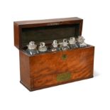 A Victorian mahogany domestic medicine chest,