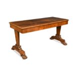 A Regency rosewood centre table,