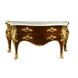 A Louis XV style ormolu mounted kingwood commode by Henry Dasson,