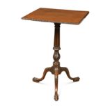 A George III style mahogany tripod table,