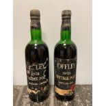 Offley's vintage port 1958, bottled 1965,