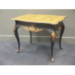 An 18th century style Italian centre table, 72 x 96 x 70cm