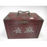 A mah-jongg set, original box