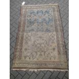 Three small tribal rugs (2 modern), and another larger rug 182 x 113cm (one half very faded) (4)