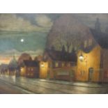 Harald Engman (Danish 1903-1968) Street View from Nyboder, Copenhagen signed and dated 'HARALD