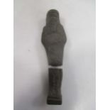 A late period Egyptian Ushabti (broken in two)